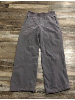 Athleta Retroplush Straight Leg Sweatpants Medium Dusk Violet Purple